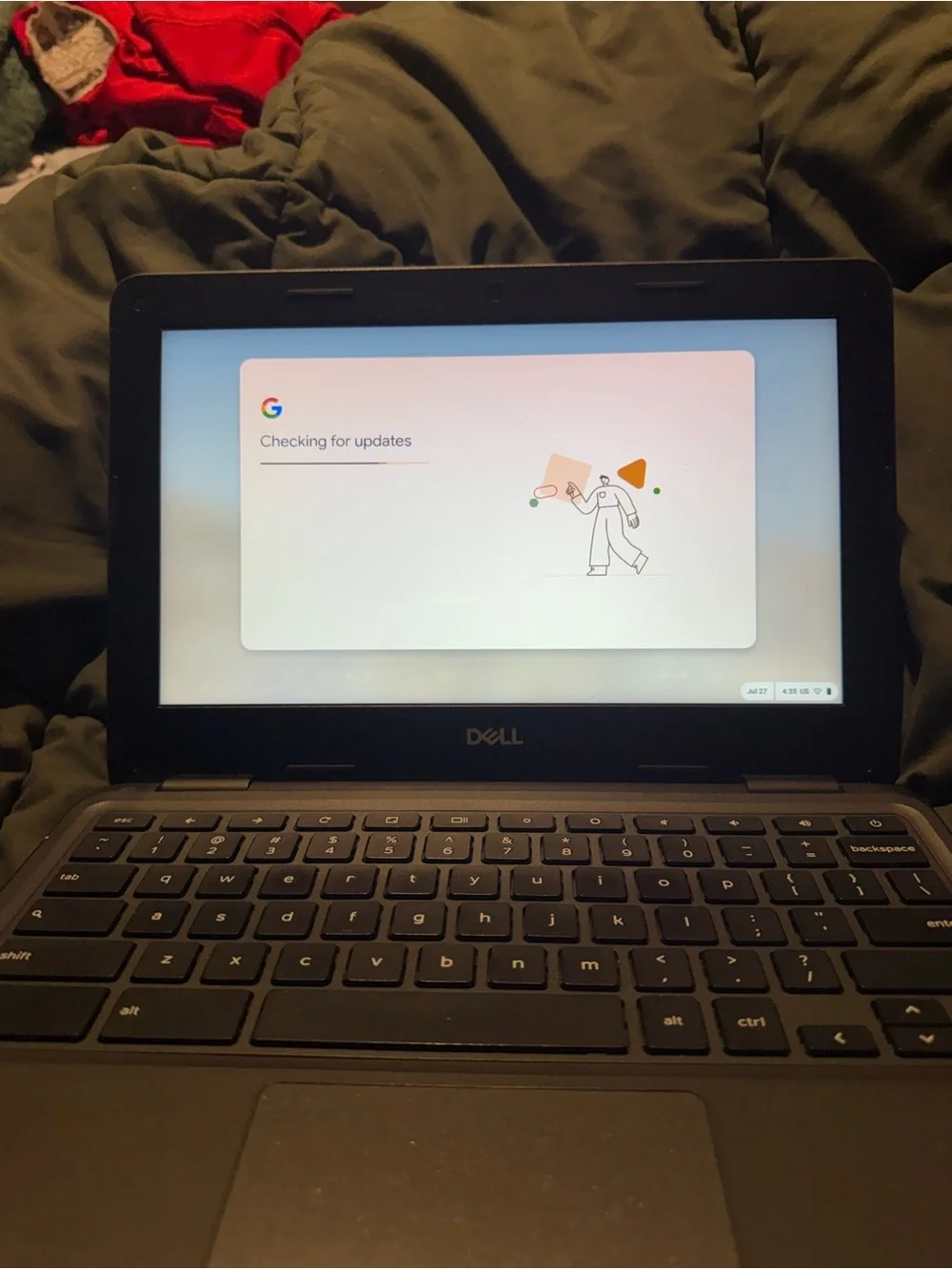 Dell Chromebook Laptop in Charcoal Gray